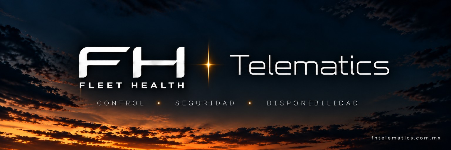 FH Fleet Health Telematics. Control, seguridad y disponibilidad. fhtelematics.com.mx